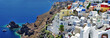 Santorini - panoramic view with caldera