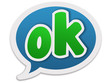 Dialogue balloon - ok