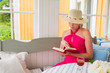 Photo: Lady and book Lady and book
