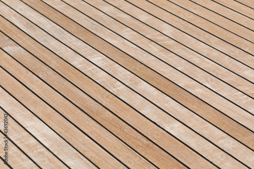 Photo: Teak deck Teak deck