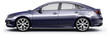 Blue Sedan car