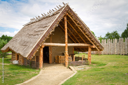 Photo: Blacksmith house in faktory village, Pruszcz Gdanski, Poland Blacksmith house in faktory village, Pruszcz Gdanski, Poland