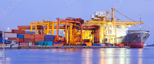 Photo: Port Terminal Panorama Industry Port Terminal Panorama Industry