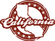 Vintage California State Stamp