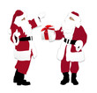 Vector: cadeau du père Noël cadeau du père Noël