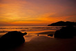 sunset over the Bay of Bengal