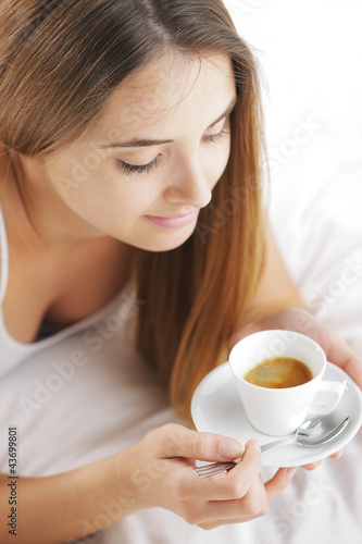 Photo: Hot Drink in Bed Hot Drink in Bed