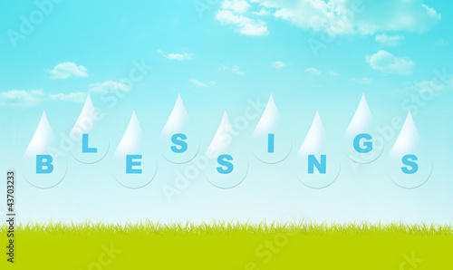 Illustration: Pour Blessings Pour Blessings