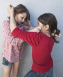 Photo: young girls in conflict young girls in conflict