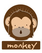 Vector: monkey monkey