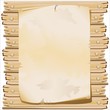 Poster su Legno-Vintage Paper on Wood Background-Vector