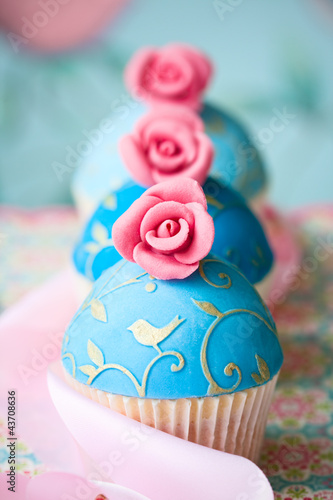 Foto: Vintage style cupcakes Vintage style cupcakes