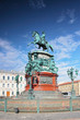 The monument to Nicholas I (1859) in St. Petersburg, Russia