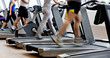 gym shot - running machines