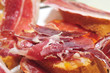 bread with spanish serrano ham