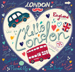 Vector set of London symbols
