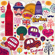 Vector set of London symbols