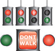 vector traffic-light for people