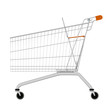 Illustration: A sideview of a shopping cart A sideview of a shopping cart