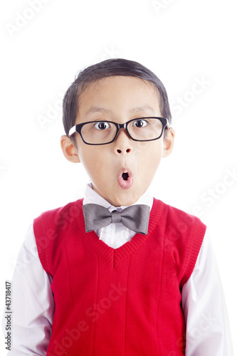 Photo: Funny schoolboy Funny schoolboy