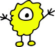 Vector: Little Monster Schwammy Little Monster Schwammy