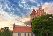 Sights of Poland.  Gothic castle in Olsztyn