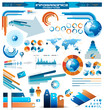 Premium infographics master collection: graphs, histograms...