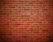 Red brick wall background.