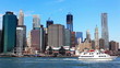 Lower Manhattan Seaport and Financial District in New York