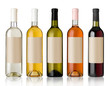 Set of wine bottles.
