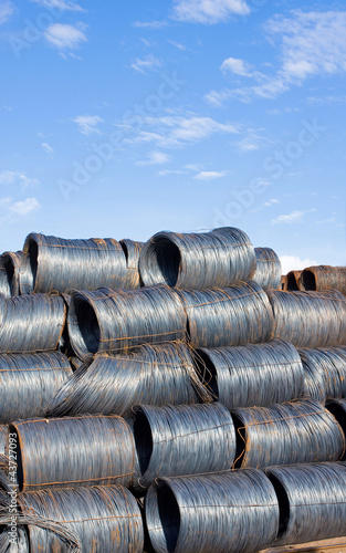 Photo: Steel wire cable Steel wire cable