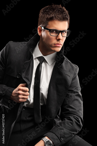 Photo: Young fashionable man Young fashionable man
