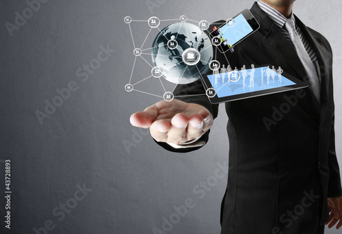 Photo: Technology in the hands Technology in the hands