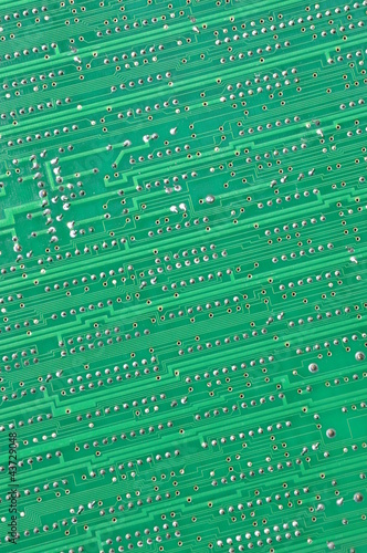 Photo: Green ciruit board Green ciruit board