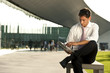 Photo: Working on the go Working on the go