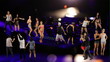 Video: A lot of people dancing against club background A lot of people dancing against club background