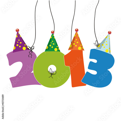 Vector: New Year 2013 New Year 2013