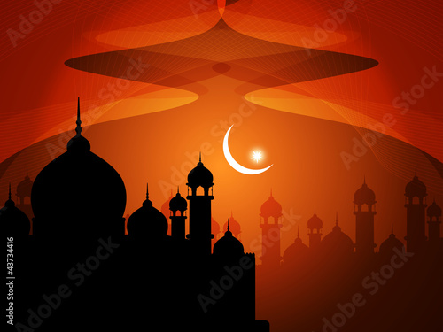Vector: abstract religious eid background. Vector illustration abstract religious eid background. Vector illustration
