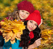 woman autumn