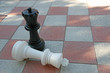 white King in checkmate from Black Queen