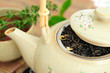 Photo: Tea Pot with Dried Tea Leaves and Herbs Tea Pot with Dried Tea Leaves and Herbs