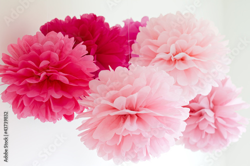 Photo: Tissue pompoms Tissue pompoms