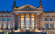 Entrance to the Reichstag in Berlin