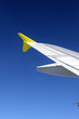 Tragflügel wärend Flug