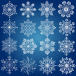 Vektor: snowflake snowflake