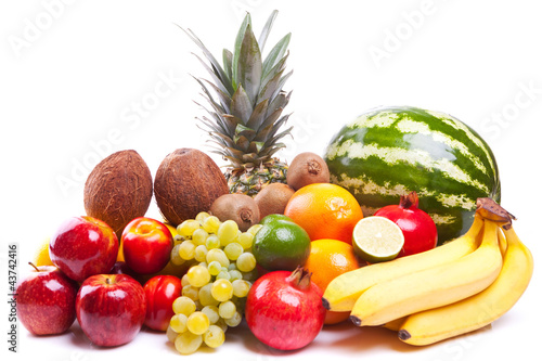 Photo: bunch of fresh fruits bunch of fresh fruits