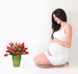 Photo: pregnant woman pregnant woman