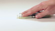 Video: One hand gives money to another hand, close up One hand gives money to another hand, close up