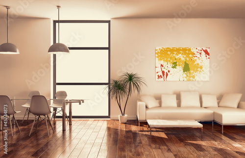 Illustration: Vintage living room Vintage living room