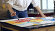 Video: Artist draws picture Artist draws picture